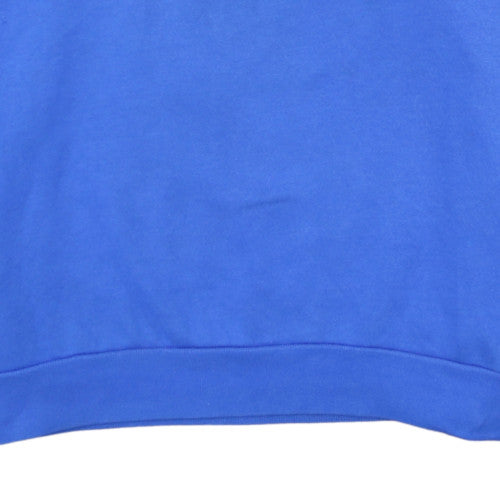 Adidas Men's Blue Crew Neck Pullover Sweatshirt Size L