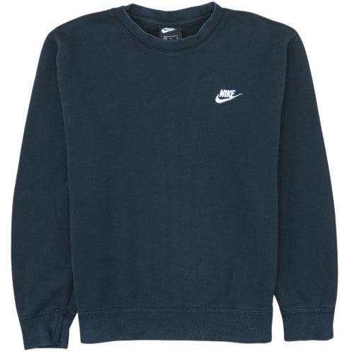 Nike Men's Blue Pullover Sweatshirt M Crew Neck Fleece