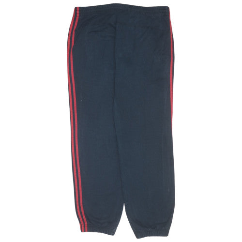 Adidas Boys Black Red Jogger Sweatpants 15-16 Years Elastic Waist