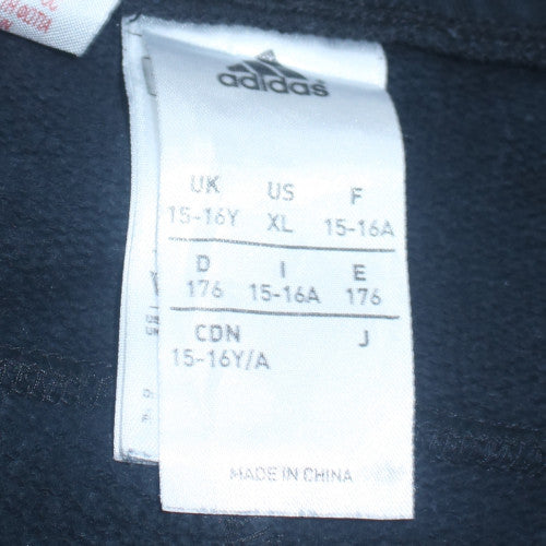 Adidas Boys Black Red Jogger Sweatpants 15-16 Years Elastic Waist