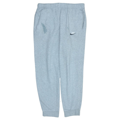 Nike Men's Grey Fleece Sweatpants L Regular Fit