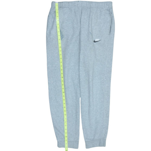 Nike Men's Grey Fleece Sweatpants L Regular Fit
