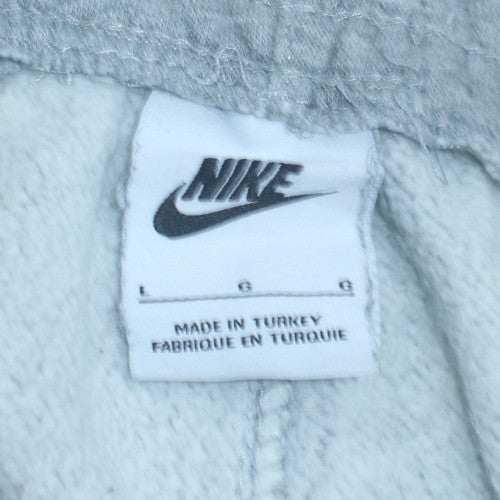 Nike Men's Grey Fleece Sweatpants L Regular Fit