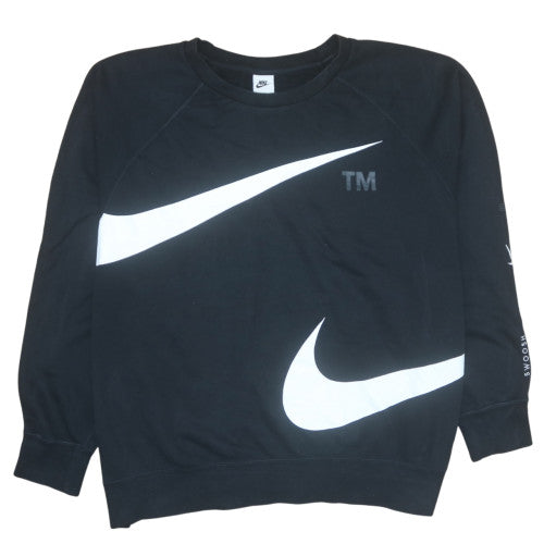 Nike Men's Black 3XL Pullover Crew Neck Logo Sweatshirt