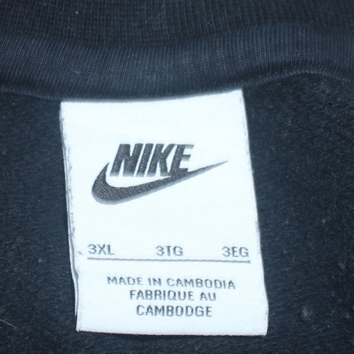 Nike Men's Black 3XL Pullover Crew Neck Logo Sweatshirt