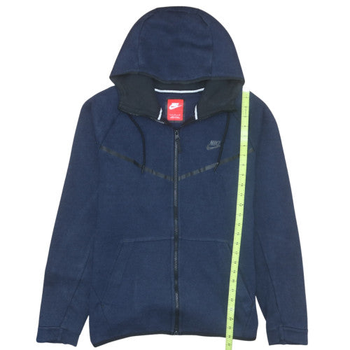 Nike Men's Blue Full Zip Hoodie Size L Fleece Sportswear
