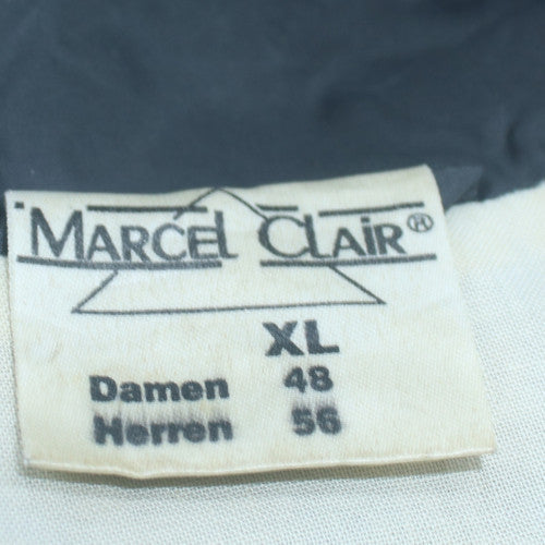 Marcel Clair Mens Blue XL 90s Windbreaker Jacket Hooded Retro Nylon