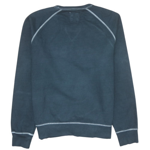 GAP Mens Blue Crew Neck Graphic 1969 Pullover Sweatshirt M