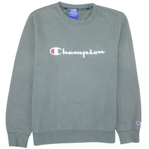 Champion Men's Green XL Crew Neck Pullover Sweatshirt