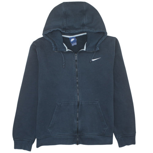 Nike Men's Blue Full Zip Fleece Hoodie Size L Regular Fit