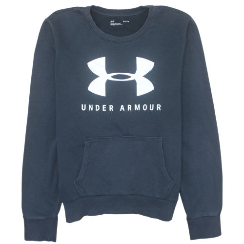 Under Armour Mens Black Large Pullover Crew Neck Sweatshirt