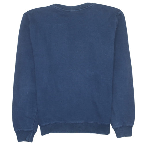 Le Coq Sportif Mens Blue Small Pullover Sweatshirt Crew Neck