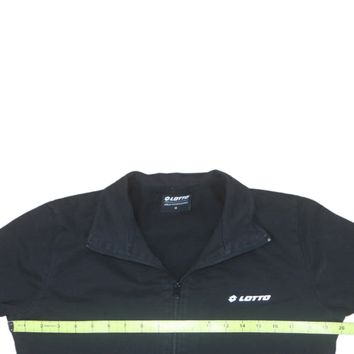 Lotto Men's Black Full Zip Sweatshirt Jacket Size M