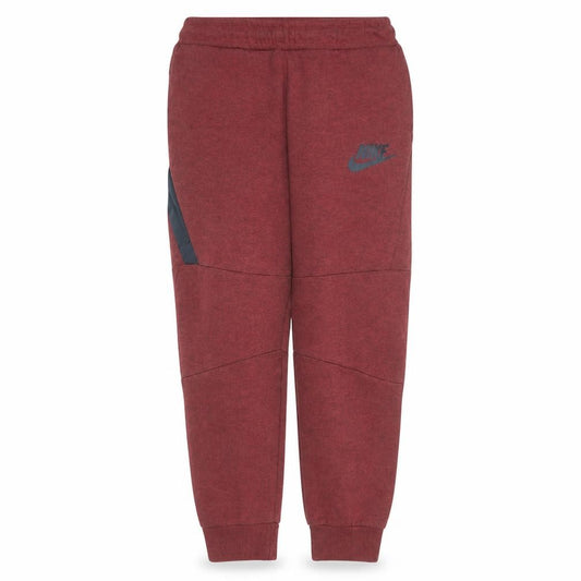 Nike Boys Red Jogger Trousers XL Fleece Sweatpants Activewear
