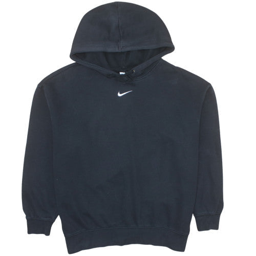 Nike Women's Black Hoodie Medium Pullover Fleece Sweatshirt