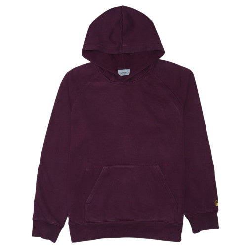 Carhartt Mens Purple Pullover Hoodie M Regular Fit Fleece