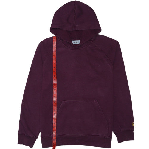 Carhartt Mens Purple Pullover Hoodie M Regular Fit Fleece