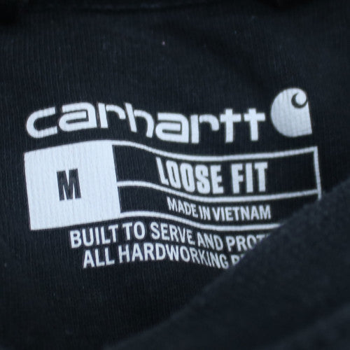 Carhartt Men's Black Medium Crew Neck Pullover Sweatshirt