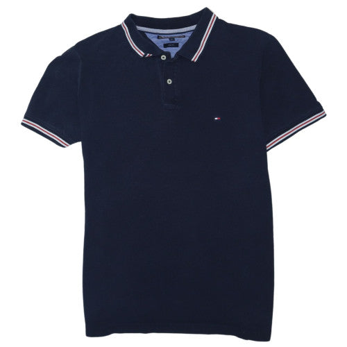 Tommy Hilfiger Men's Navy Blue Slim Fit Polo Shirt XL