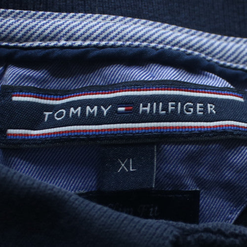 Tommy Hilfiger Men's Navy Blue Slim Fit Polo Shirt XL