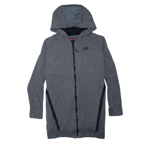 Nike Men's Grey Full Zip Hoodie Size M Sportswear
