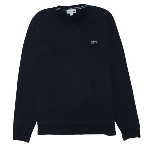 Lacoste Men's Black Crew Neck Pullover Sweatshirt Size L