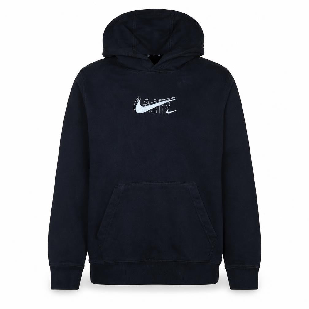 Nike Men's Black Pullover Hoodie L Logo Fleece Sportswear