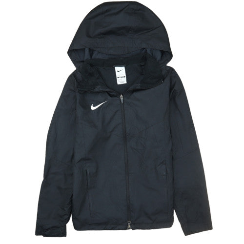 Nike Boys Black XL Windbreaker Hooded Storm-FIT Jacket