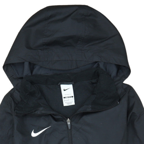 Nike Boys Black XL Windbreaker Hooded Storm-FIT Jacket