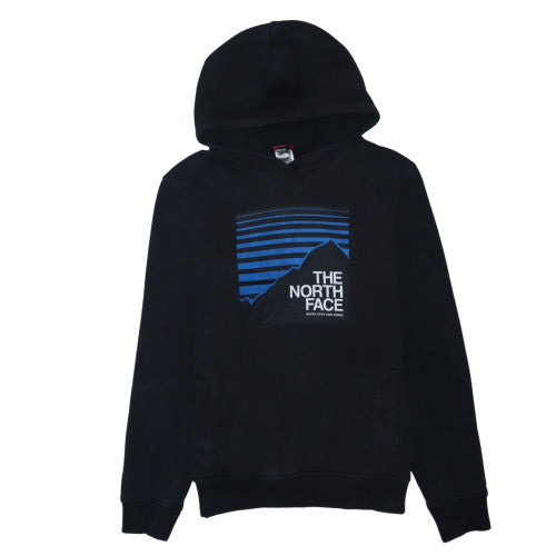 The North Face Boys Black XL Pullover Hoodie 100% Cotton Graphic Print