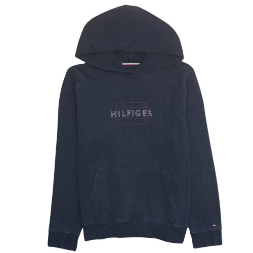 Tommy Hilfiger Men's Blue 3XL Pullover Hoodie with Logo