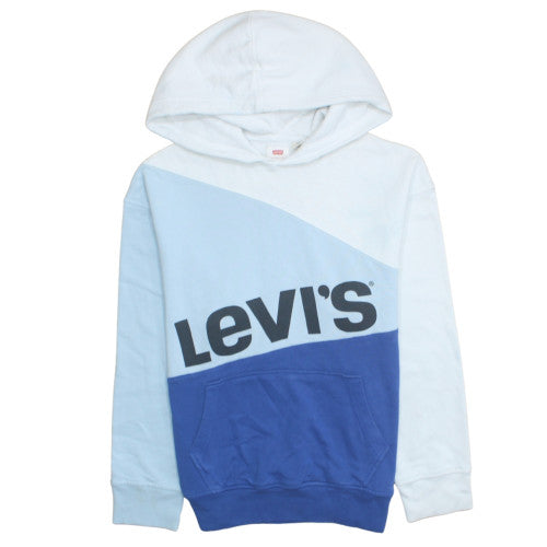 Levi's Mens Blue Pullover Hoodie Size S Regular Fit Graphic Print