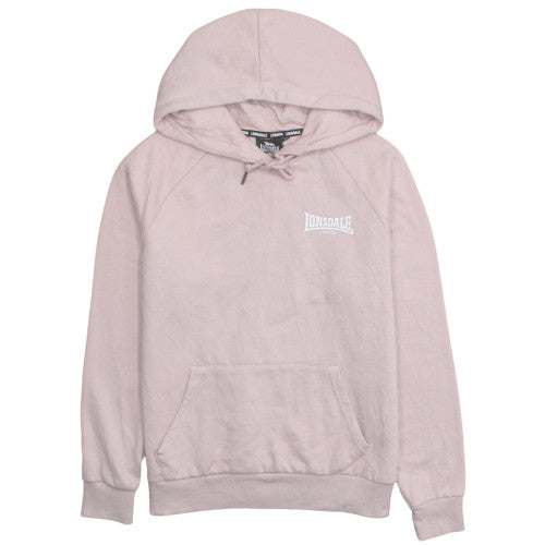 Lonsdale Women’s Pink Pullover Hoodie Size 12 Cotton Blend