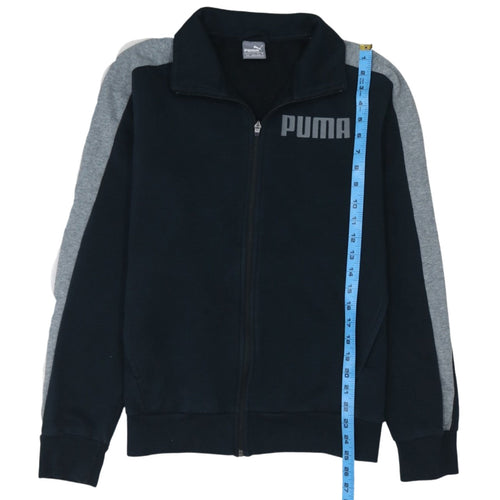 Puma Men's Black Full Zip Sweatshirt Size S Sports Track Top