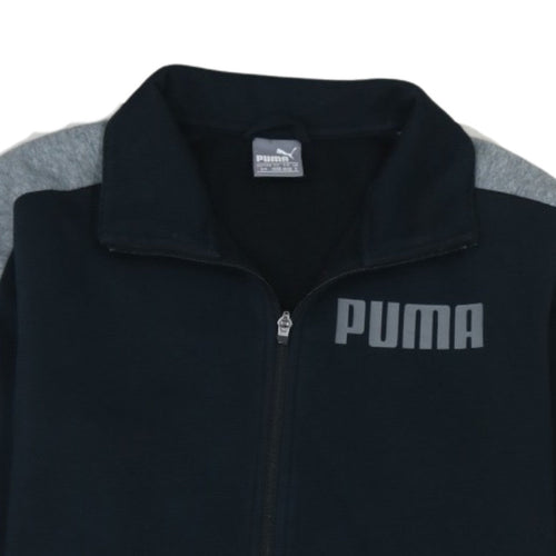 Puma Men's Black Full Zip Sweatshirt Size S Sports Track Top