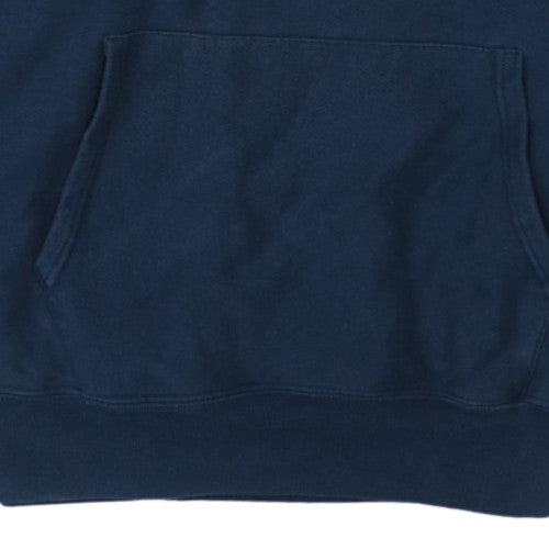 Champion Men's Blue Reverse Weave Pullover Hoodie Size L
