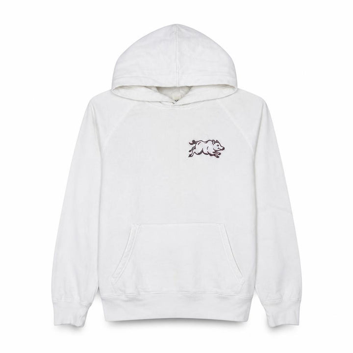 Gap Women White Hooded Pullover Hoodie Size M Cotton Blend