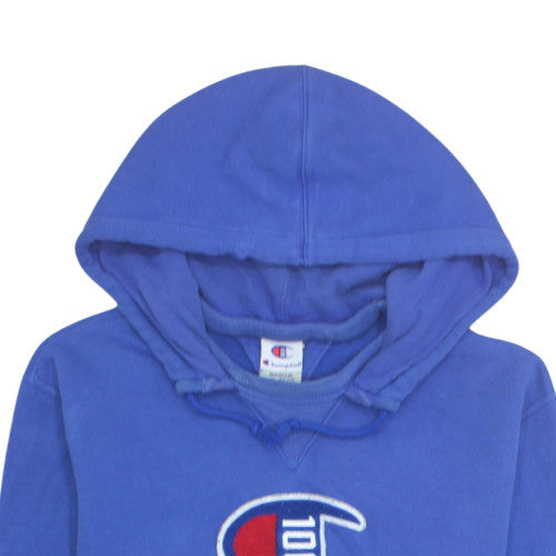 Champion Men's Blue Medium Pullover Hoodie Sweatshirt