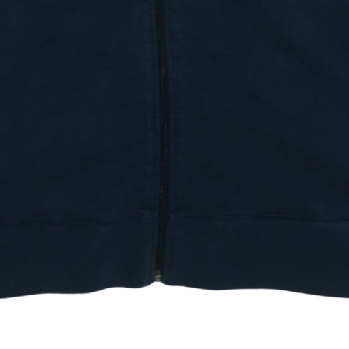Lonsdale Men's Blue Full Zip Logo Sweatshirt XL