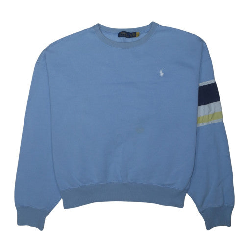 Polo Ralph Lauren Womens Blue Crew Neck Pullover Sweatshirt XL