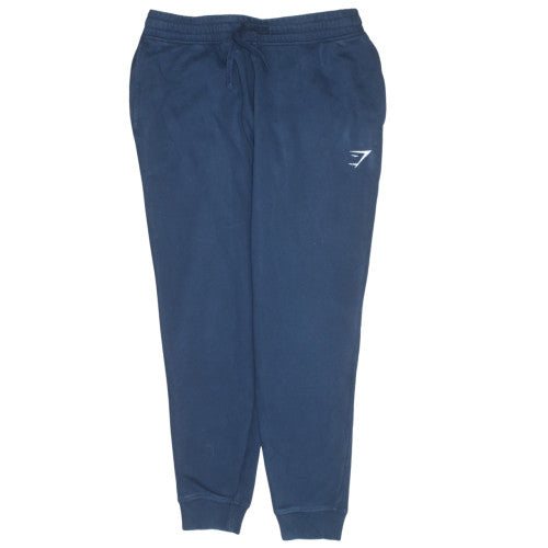 Gymshark Mens Blue Jogger Sweatpants M Regular Fit Elastic Waist