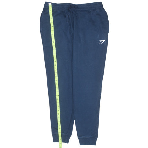Gymshark Mens Blue Jogger Sweatpants M Regular Fit Elastic Waist