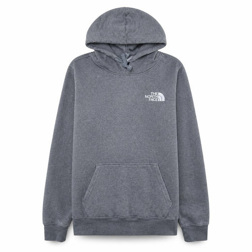 The North Face Men's Grey Pullover Hoodie Size M Outdoor Fleece