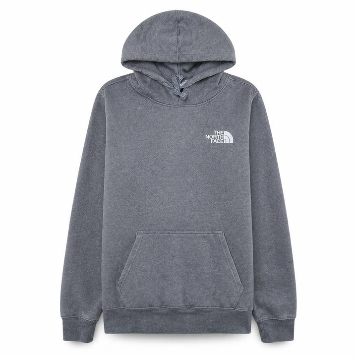 The North Face Men's Grey Pullover Hoodie Size M Outdoor Fleece
