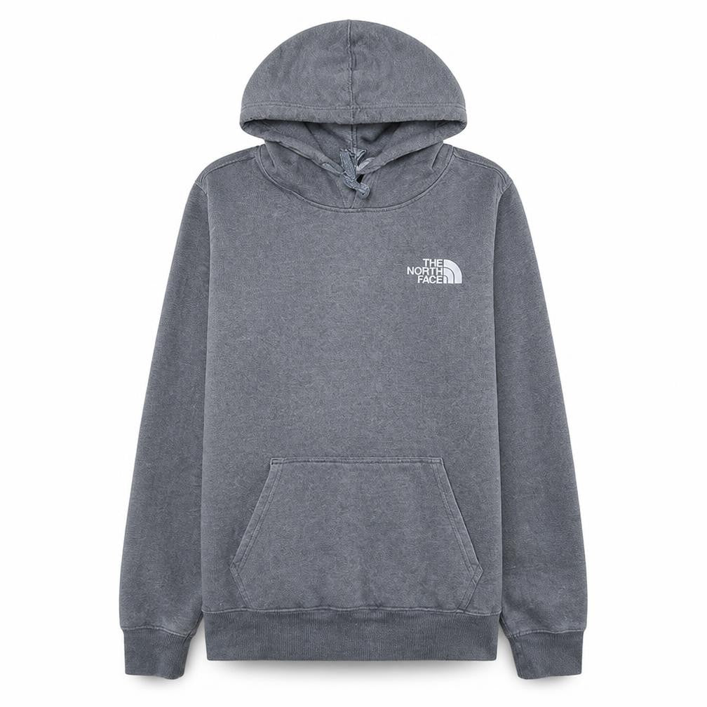 The North Face Men's Grey Pullover Hoodie Size M Outdoor Fleece
