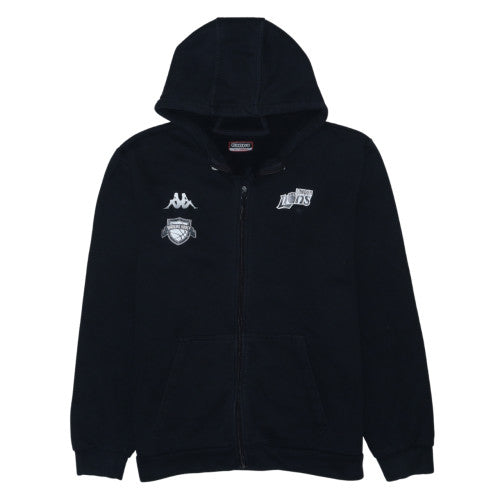 Kappa Men's Black XL Full Zip Hoodie London Lions Sportswear