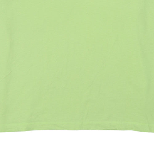 Puma Men's Green 2XL Crew Neck Short Sleeve Sports T-Shirt