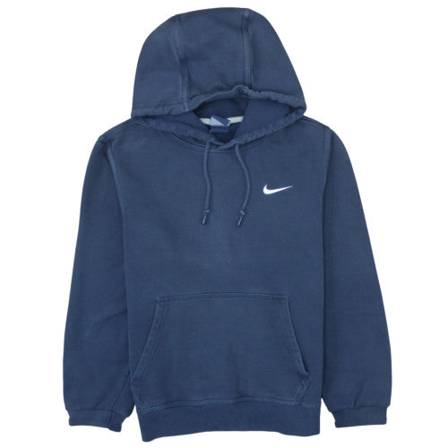 Nike Men's Blue Pullover Hoodie Small - Regular Fit Fleece