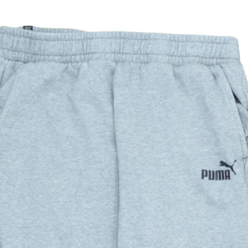 Puma Men’s Grey XL Fleece Sweatpants Joggers Casual Tapered