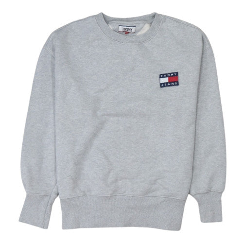 Tommy Jeans Men's Grey L Pullover Crew Neck Sweatshirt